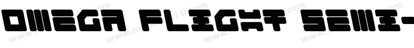 Omega Flight Semi-Leftalic Regular字体转换